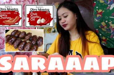 KAIN PO | KAITO'S OBRA MAESTRA CHORIZO AND CHILI GARLIC OIL REVIEW | Gell Kendrick