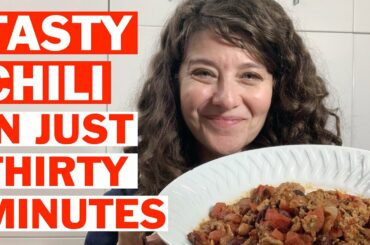How to Make Tasty Chili in Just 30 Minutes - Instant Pot Recipe