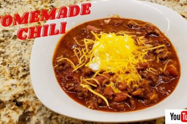 Easy Homemade Chili /  Recipe / #withme