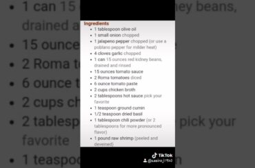 #ChilliPepperMadness: A delectable seafood chili recipe with huge tiger prawns and loads of tones.