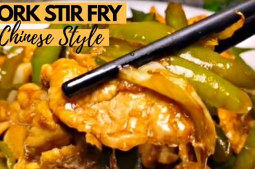 Pork Stir Fry with Green Chili Peppers | Quick & Easy Pork Recipe