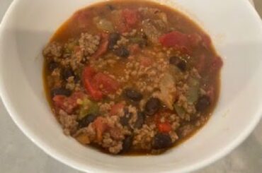 Easy lunch or dinner ideas - CHILI BEEF recipe
