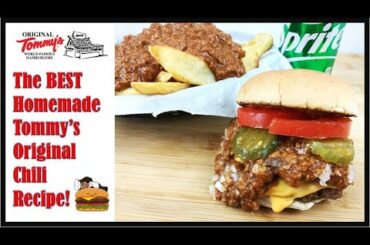 The BEST Homemade Tommy's Original Chili! (World Famous Copycat Recipe!)