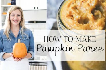 How to Make Pumpkin Puree from Fresh Pumpkin for Pie, Chili, and more!