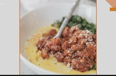 Recipe of the Day | Jacob’s Cattle Chili Beans with Creamy Polenta