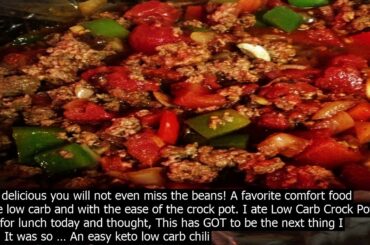 Low carb chili in crock pot instant pot recipes ... this chili recipe can be used as eithe