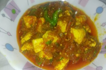 chilli paneer style Mein paneer ki new recipe./ paneer recipe/chili paneer  with gravy