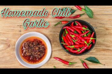 Homemade Chili Garlic #How To Make Chili Oil #Chili Garlic Oil #Cooking Vlog #zandro blanco