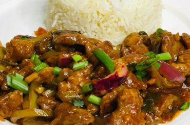 Beef Chili Dry recipe| how to make restaurant style beef Chili dry| Chinese food|4k