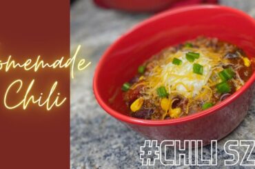 Chili Recipe with Homemade Chili Seasoning!