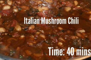 Italian Mushroom Chili Recipe