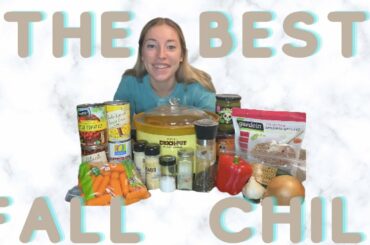 My Favorite Vegetarian Chili - Fall Recipes!