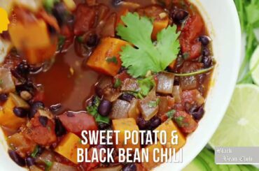 Bright Side of Healthy Food-Vegetarian Sweet Potato & Black Bean Chili