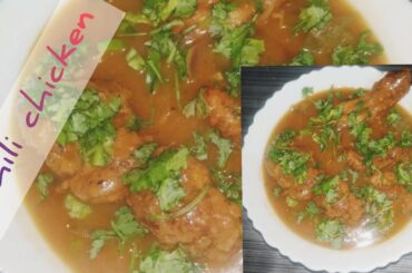 very tasty Chili Chicken In Gravy Recipe