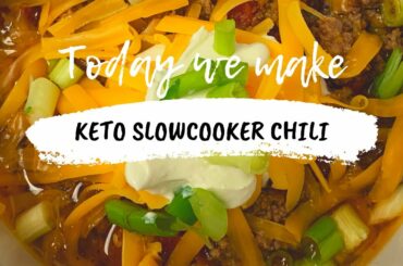 Keto Slowcooker Chili