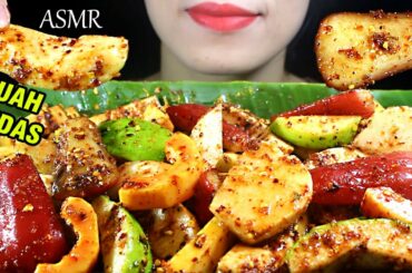 ASMR (BUAH PEDAS) Fruits & Super Spicy Chili.
