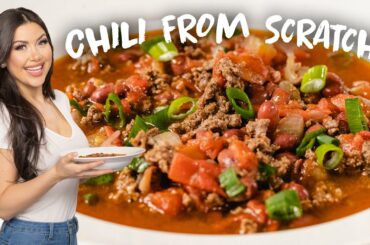 TASTY CHILI MADE FROM SCRATCH
