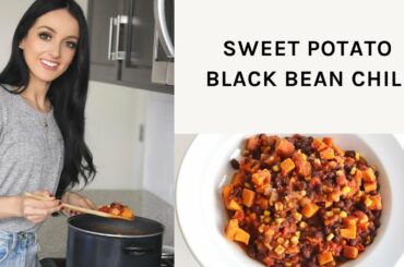 Sweet Potato Black Bean Chili | STARCH SOLUTION RECIPE | LOW CALORIE DENSITY WEIGHT LOSS