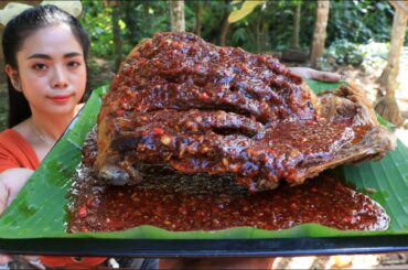 How to ribs pork crispy with chili sauce recipe - Cooking skill