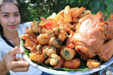 How to cook chicken and vegetable crispy recipe with chili sauce