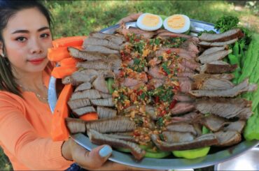 How to cook beef roasted with chili sauce recipe - Cooking skill