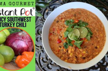 BEST TURKEY CHILI YOU WILL EVER HAVE | Instant Pot Leftover Thanksgiving Turkey Chili Recipe