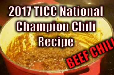 2017 Champion Chili Recipe | TEXAS Chili | LB EATS | EP 3