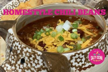 Homestyle Mexican Chili Beans Recipe