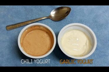 CHILI AND GARLIC YOGURT DIP / DIP RECIPE