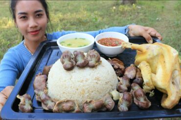 How to cook chicken rice with chili sauce recipe - Amazing cooking