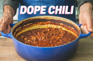 HOMEMADE CHILI RECIPE for Making a Mean Grown-Up Chili