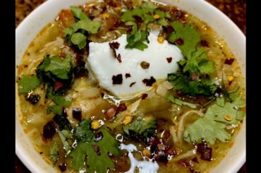 WW Recipe Tacos and Green Chili Stew (caldillo) in the Instant Pot. Recipe below