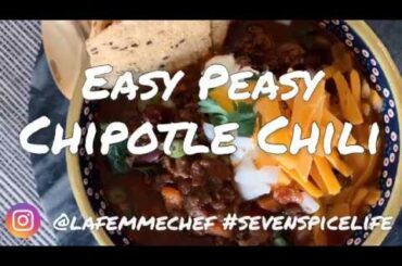 Slow Cooked Chipotle Chili