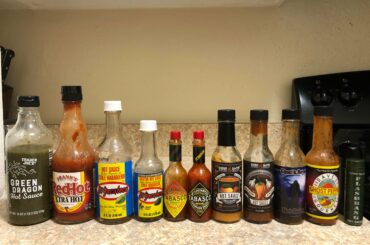Making chili prompted me to inventory my sauces.