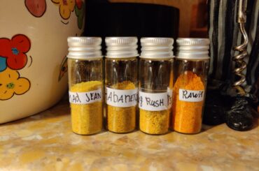 Made chili powder out of my homegrown chillies. Madame Jeanette, Habanero, Sugar Rush Peach and Rawit.