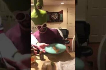 A video my friend made of him eating Dragon in the Clouds hot sauce