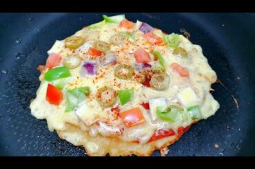Healthy pancake pizza