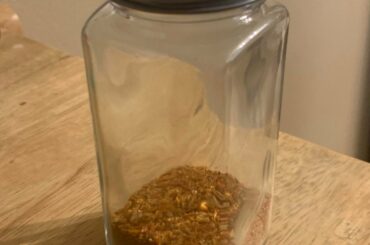 This is what is left after I dehydrated 16 Carolina Reaper peppers. I learned a few things......