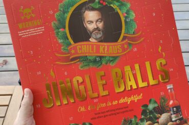 My Chili Klaus advent calendar with spicy treats has arrived thanks to a slightly drunken online purchase