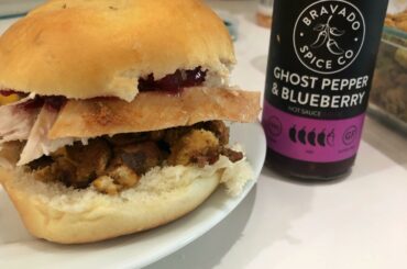 Bravado Ghost Pepper & Blueberry was perfect mixed into the cranberry sauce for my leftovers sandwiches this past weekend