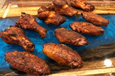 Smoked spicy chicken wings