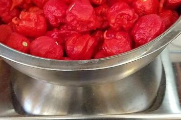 Reapers from my garden heading into the dehydrator.