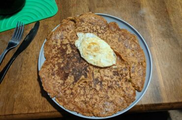 Sourdough kimchi pancake