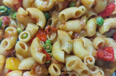 Spicy Red Sauce Macaroni Pasta
