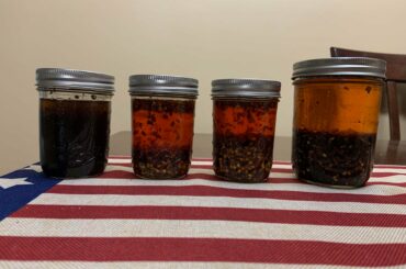 A friend and I made Szechuan chili oil, black garlic oil, and an amalgamation of the two. My life has been wasted until now.