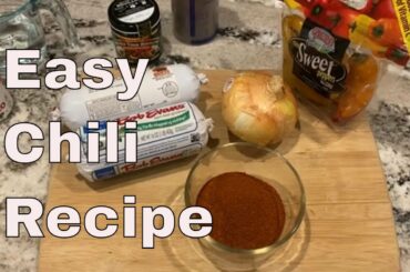 Easy Homemade Chili Recipe - 7 Ingredients