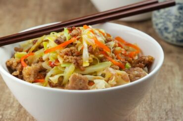 Keto Chili Blackbean Pork Cabbage stir fry Recipe - Keto Recipes | Custom Keto Diet