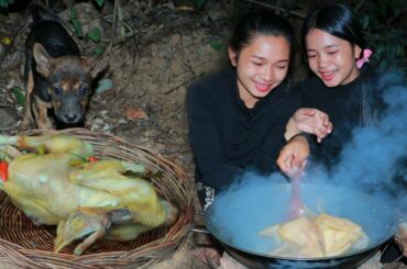 Chicken Soup With Salty Chili Dried Recipe