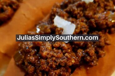 Skillet Hot Dog Chili Sauce Julia's Simply Southern