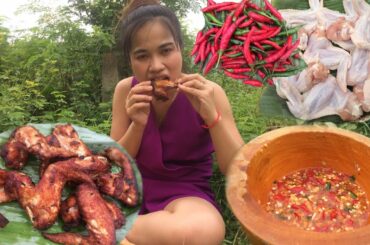 Amazing cooking chicken wings crispy with chili sauce recipe - Amazing video